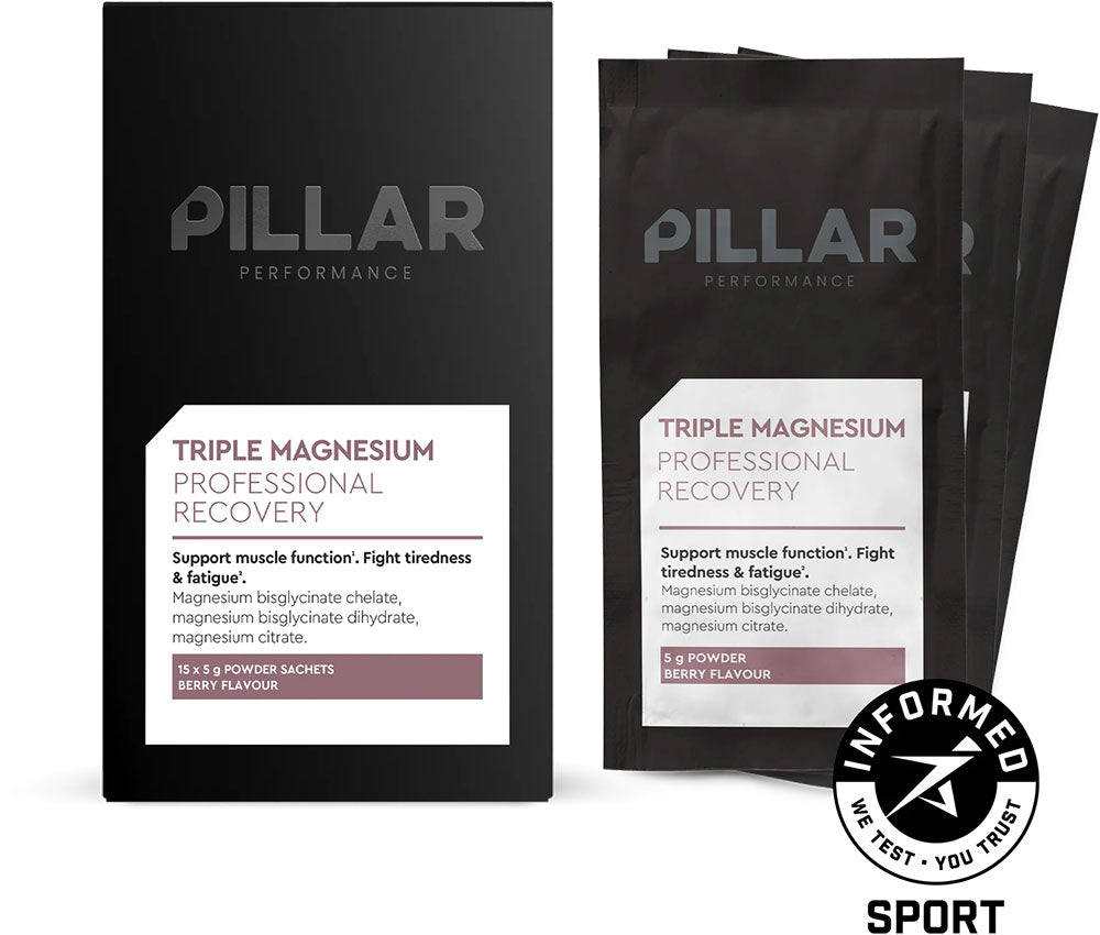 Pillar Performance Triple Magnesium Reisepaket 15x5g | Ananas-Kokosnuss