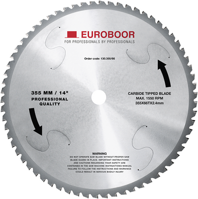 Euroboor 130.355 66 Sägeblatt | d 355 mm | t 66 130.355 66