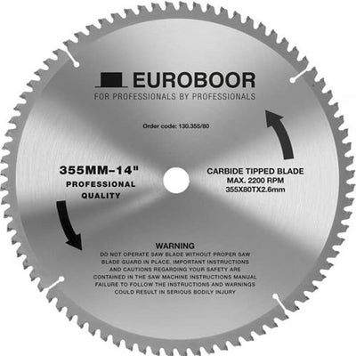 Euroboor 130.355 80 Sägeblatt | d 355 mm | t 80 - 130.355 80