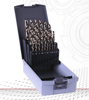 Euroboor tds.200 Spiralbohrer-Set ø 1 - 13 mm, ansteigend in 0,5 mm Schritten - tds.200