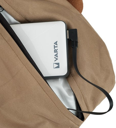 Eurom warmigo taupe | Heizkissen | bis zu 10 Stunden Hitze | Powerbank 20.000 mAh inklusive | in 3 Positionen verstellbar | 346602