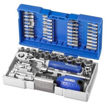 Expert by Facom Steckdosenset 1 4 | 48-teilig | mit Ratsche | e030729 - e030729