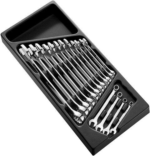 Expert by Facom Leereinsatz für Modul mit 16 Ringmaulschlüsseln | e194937 - e113557