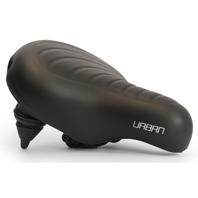 Edge Fahrrad Sattel Urban XL Wave Black schwarz