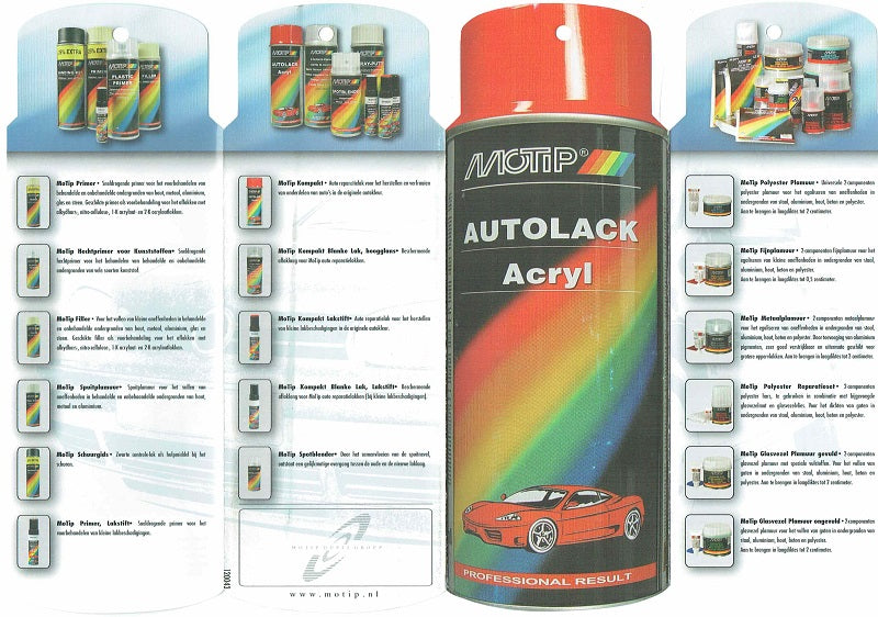 Motip Faltblatt Auto NL
