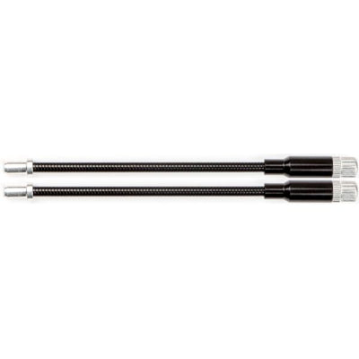 RST einstellbarer Flex-V-Bremskabel-Rohrleuchte Black (2 Stücke)