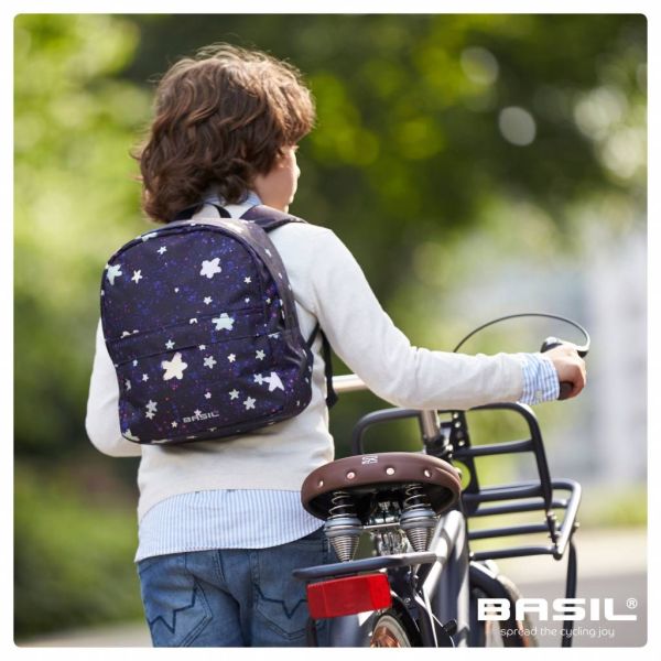 Basilikum Rucksack Stardust Schwarz