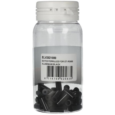 Cabele-Hüte für OT-RS900 von Ø3.65 bis Ø5,5 mm x 12 mm schwarz (50 Stück)