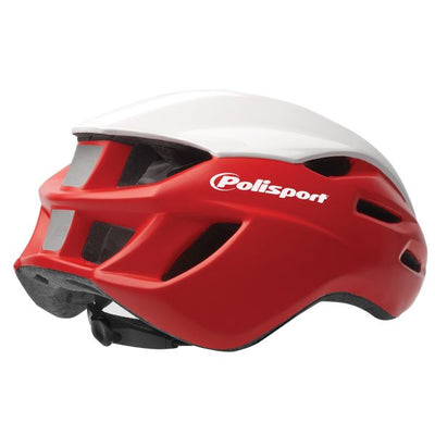 Polisport Helm Aero Road Matte Weiß Glanz Schwarz gelb L 58-61 cm