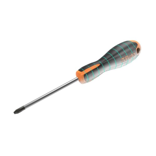Beta Evox Schraubendreher-Werkzeuge 1207e TX15 für Schrauben mit Torx®-Profil – verchromt, Spitze brüniert
