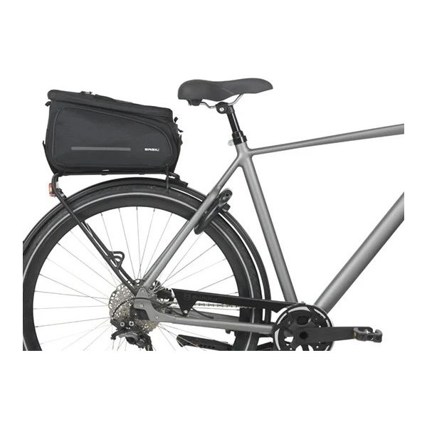 Basil Rucksack Move Trunk Bag Move Klettverschluss schwarz