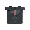 Basil City Doppel-Fahrradtasche - wasserabweisendes Polyester - schwarz - Universal Bridge System - 28-32L