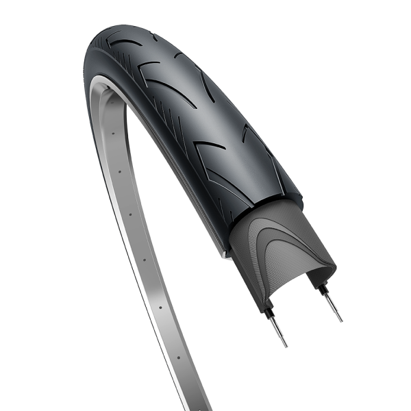 Edge Tire City Range Basic 28 x 1,40 37-622 Schwarz mit Reflexion
