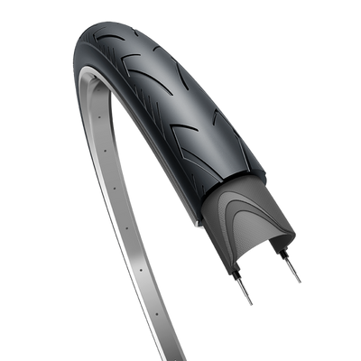 Edge Tire City Range Basic 28 x 1,40 37-622 Schwarz mit Reflexion