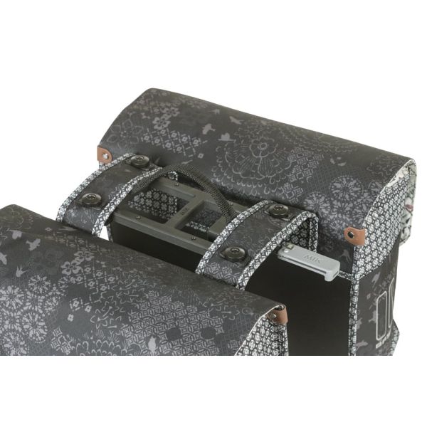 Basilikum Fahrradbeutel Double Boheme Charcoal Mik 35L