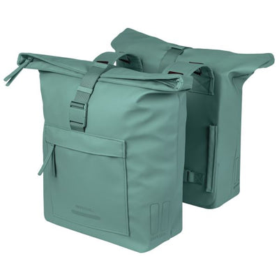 Basil Doppelte Fahrradtasche Brooklyn 41l 14 x 30 x 37 cm - Grün