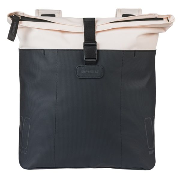 Basil Doppeltasche Vive 28-35l cremefarben schwarz