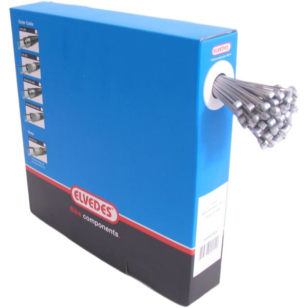 Bremsinnenzug Elvedes 2000mm Edelstahl ø1,5mm T-Nippel (100 Stück)