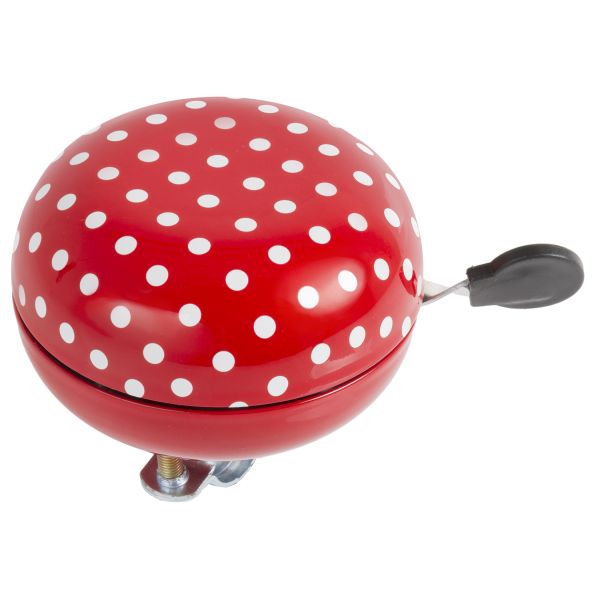 M-Wellen Fahrradglocke Ding-dong Ø80mm Ladybird Rot