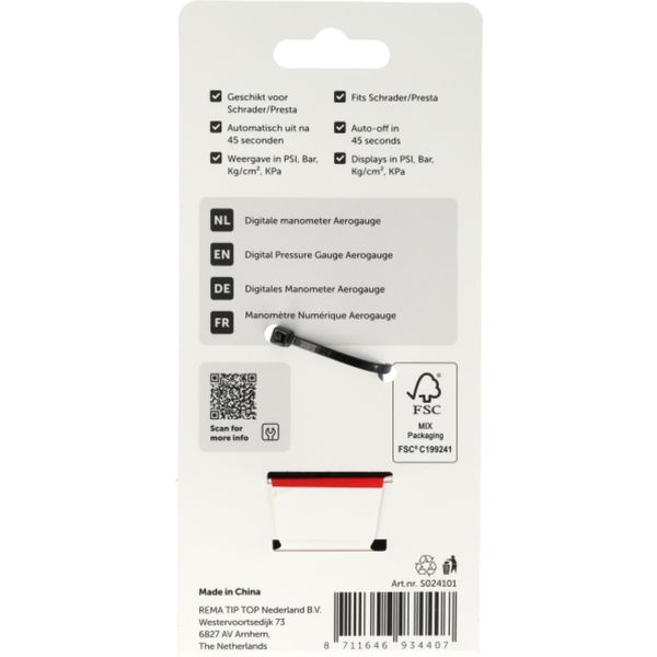 Simson digitales Manometer Aerogauge