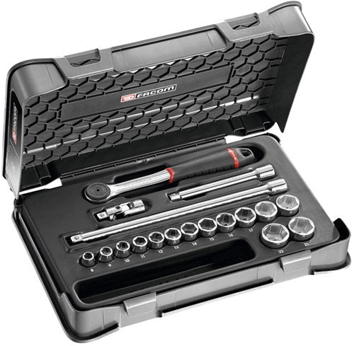 FACOM Steckdosenbox 6lk 3 8“ 18-tlg