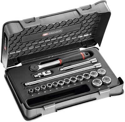 FACOM Steckdosenbox 6lk 3 8“ 18-tlg
