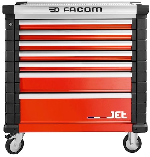 FACOM Jet Werkzeugwagen 7 Schubladen M4 Rot - Jet.7M4A