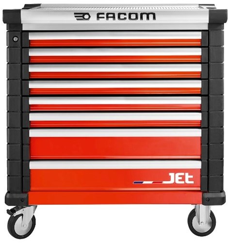FACOM Jet+ Werkzeugwagen 8 Schubladen M4 rot