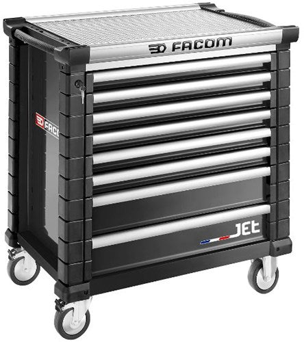 FACOM Jet+ Werkzeugwagen 8 Schubladen M4 schwarz