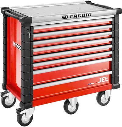 FACOM Jet Werkzeugwagen 8 Schubladen M5 Rot - Jet.8m5a - Jet.8m5a