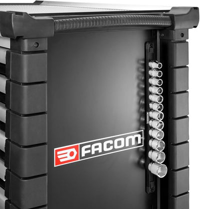 FACOM ogv® Steckschlüsselsatz | 1 2" 6-seitig | 12-teilig auf Schiene - s.40egrppb