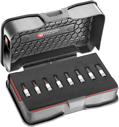 Facom Facom Bitset ¼ 6-seitige OGV-Grip-Hartstahlschwarz