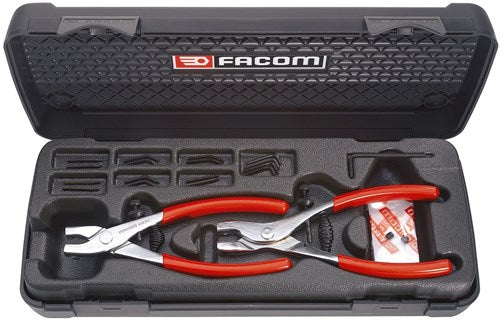 FACOM-Satz aus Innen-Außen-Sicherungsringzangen + losen Backen