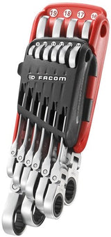 FACOM-Set-Scharnier. Anti-Rutsch-Maul-Ratschenschlüssel, Meterware - afbeelding 1