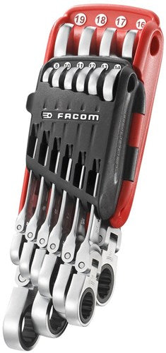 FACOM-Set-Scharnier. Anti-Rutsch-Maul-Ratschenschlüssel, Meterware