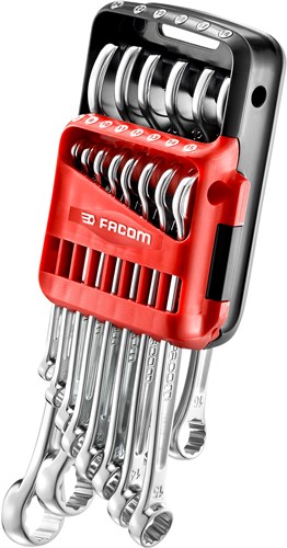 FACOM-Satz mit 14 Ringmaulschlüsseln im Halter – 440.jp14