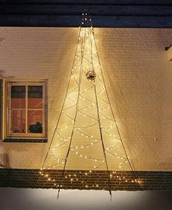 Fairybell Wand 240 LEDs warmweiß 4m hoch - 5534962