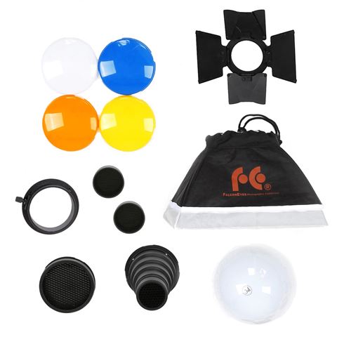 Falcon Eyes Zubehörset LA-K7 für Mini Fresnel