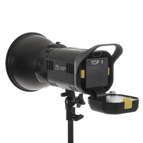 Falcon Eyes Bi-Color LED LED Lampe Dimmbare BL-10TD auf Batteriedemo