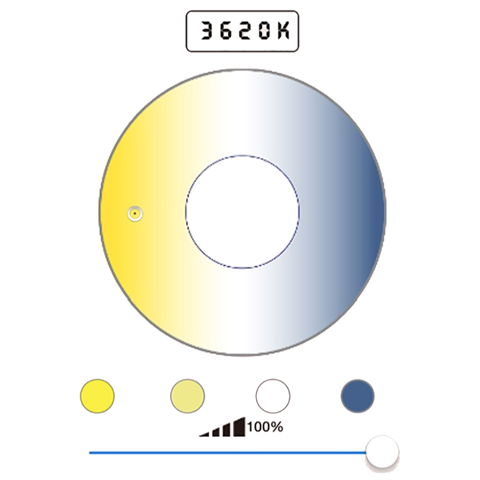 Falcon Eyes Bi-Color LED-Spotlampe Dimmbar DLL-3000TW auf 230V