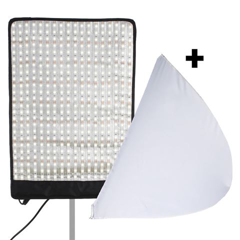 Falcon Eyes Flexibles zweifarbiges LED-Panel RX-12TD 30x45 cm