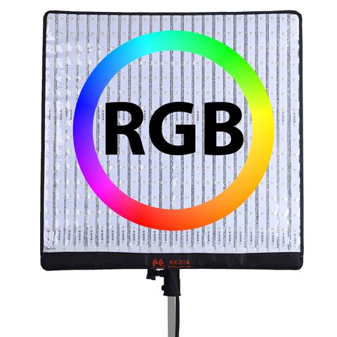 Falcon Eyes Flexibles RGB-LED-Panel RX-824-K1 63x63 cm