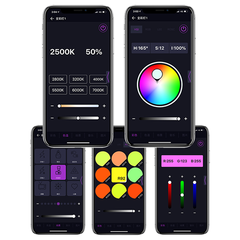 Falcon Eyes RGB-LED-Lampe PockeLite F7 II