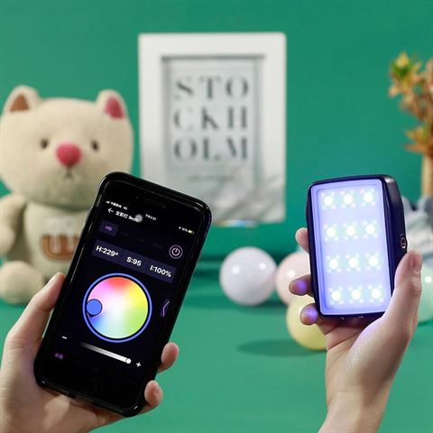 Falcon Eyes RGB LED Lampe Pockelite F7 Mini