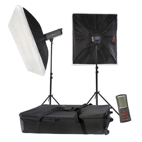 Falcon Eyes StudioFlits Set TFK-2600L mit LCD-Bildschirm
