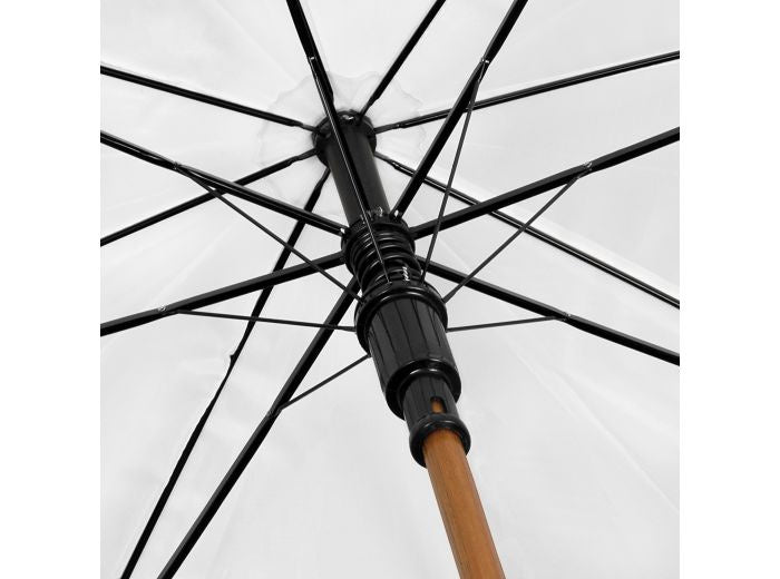 Falconetti Regenschirm mit automatischer Öffnung Ø 102 cm Weiß