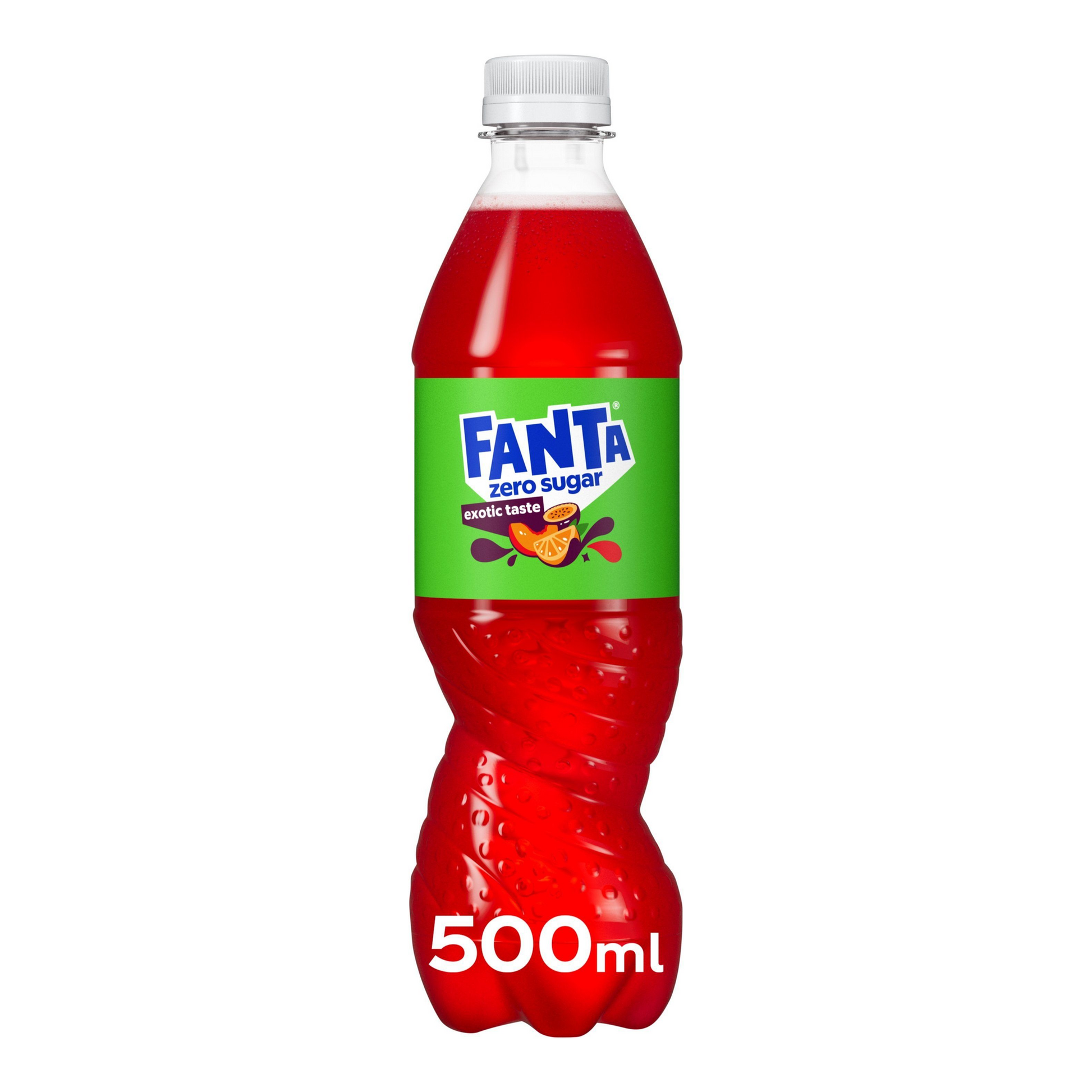 Fanta exotischer zuckerfreier Deckel (12x 50cl)