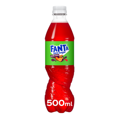 Fanta exotischer zuckerfreier Deckel (12x 50cl)