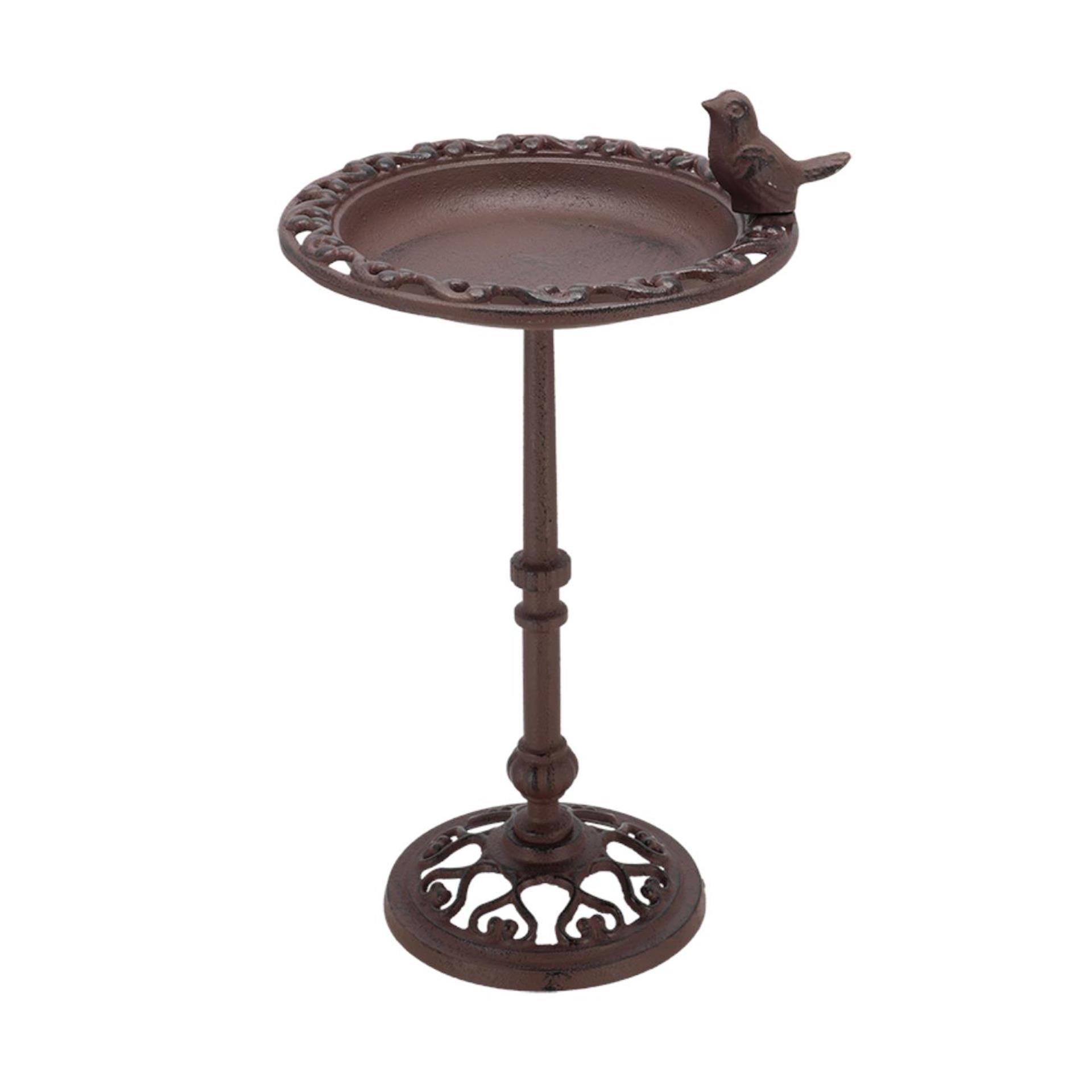 Esschert Design-Vogeltränke auf hohem Sockel