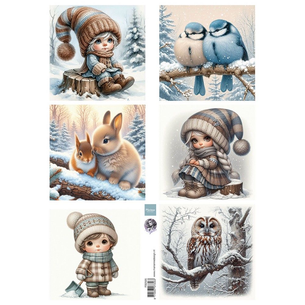 Marianne Design • Decoupage Dreamy Winter von Fairybells